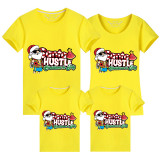 Family Matching Clothing Top Parent-kids Santa Hustle Christmas In July Family T-shirts