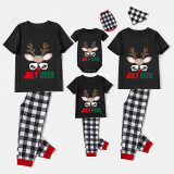 Christmas Matching Family Pajamas July Deer Christams In July Black Pajamas Sets