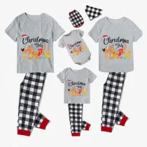 Christmas Matching Family Pajamas Christams In July Pet Gray Pajamas Sets