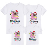 Family Matching Clothing Top Parent-kids Christmas In July Pets Family T-shirts