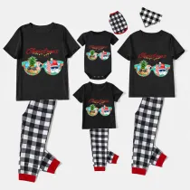 Christmas Matching Family Pajamas Christams In July Sunglass Black Pajamas Sets