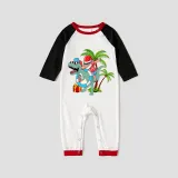 Christmas Matching Family Pajamas Christams In July Black and White Plaids Pajamas Sets