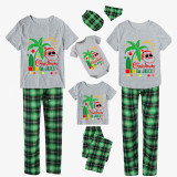 Christmas Matching Family Pajamas Christams In July Santa Gray Pajamas Sets