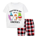 Christmas Matching Family Pajamas Christams In July with My Gnomies Gray Short Pajamas Sets