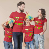 Family Matching Clothing Top Parent-kids Just Who Loves Christmas In July Family T-shirts