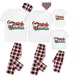 Christmas Matching Family Pajamas Santa Hustle Christams In July White Pajamas Sets