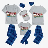 Christmas Matching Family Pajamas Santa Hustle Christams In July Gray Pajamas Sets