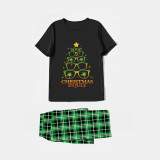 Christmas Matching Family Pajamas Christams In July Sunglass Yree Black Pajamas Sets