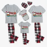 Christmas Matching Family Pajamas Santa Hustle Christams In July Gray Pajamas Sets