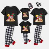 Christmas Matching Family Pajamas Christams In July Black Pajamas Sets