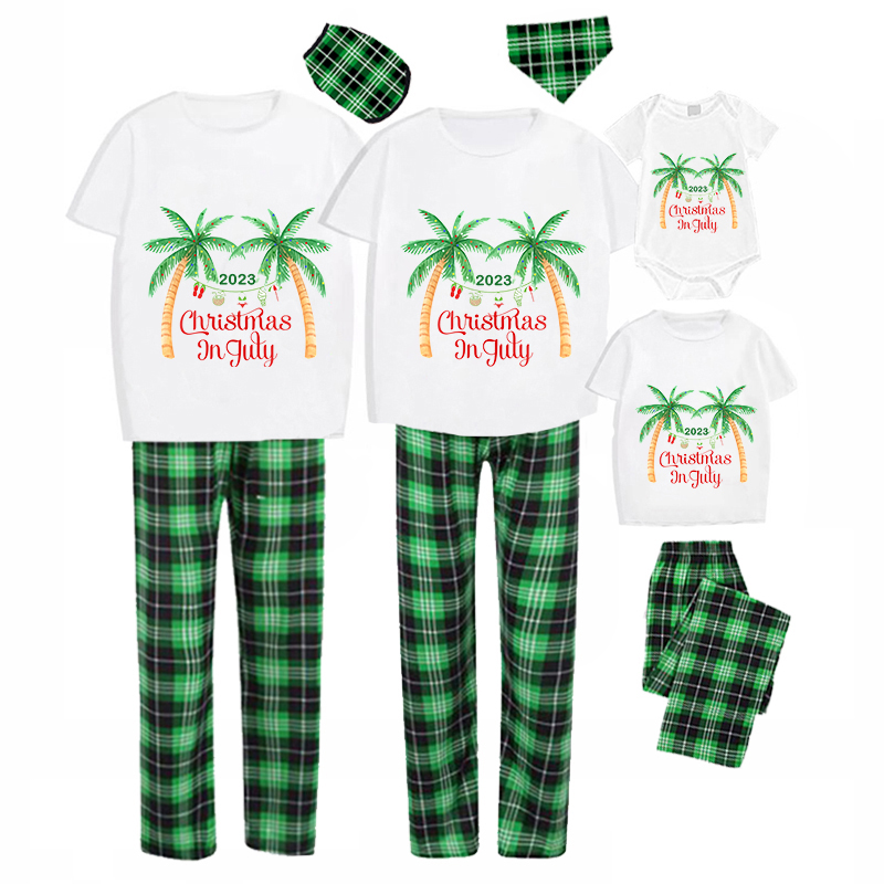 Christmas Matching Family Pajamas Christams In July 2023 White Pajamas Sets