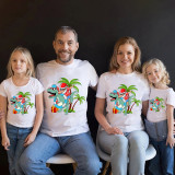 Family Matching Clothing Top Parent-kids Summer Christmas In July Family T-shirts