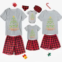 Christmas Matching Family Pajamas Christams In July Sunglass Yree Gray Short Pajamas Sets