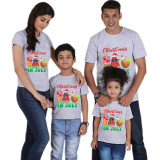 Family Matching Clothing Top Parent-kids Christmas In July Summer Family T-shirts