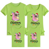 Family Matching Clothing Top Parent-kids Christmas In July Pets Family T-shirts