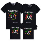 Family Matching Clothing Top Christmas In July Light Strings Family T-shirts