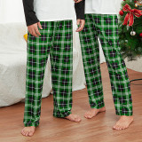 Family Audult & Kids Plaids Pants Daily Pajamas