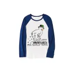 Christmas Matching Kids Pajamas Funny Cute Snowman How Snowflakes Made Pajamas Set