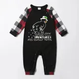 Christmas Matching Kids Pajamas Funny Cute Snowman How Snowflakes Made Pajamas Set
