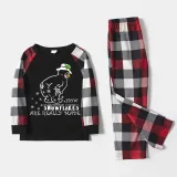 Christmas Matching Kids Pajamas Funny Cute Snowman How Snowflakes Made Pajamas Set