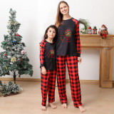 Christmas Matching Family Pajamas Love Jesus Black Short Pajamas Set