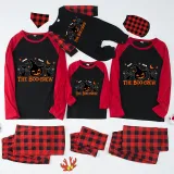 Halloween Family Matching Pajamas Boo Crew Witch Pumpkin Happy Halloween Black Pajamas Set
