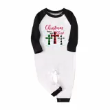 Christmas Matching Family Pajamas Christmas Begins with Christ Snowflake Blue Pajamas Set