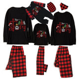 Christmas Matching Family Pajamas True Jesus Story Multicolor Reindeer Pants Pajamas Set