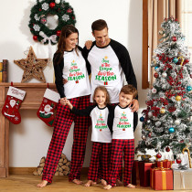Christmas Matching Family Pajamas Jesus Is The Reason Christmas Gift Plaids Pants Pajamas Set