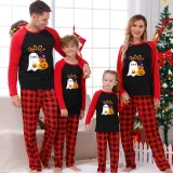 Halloween Family Matching Pajamas Boo Pumpkin Ghost Happy Halloween Black Pajamas Set