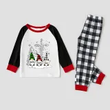 Christmas Matching Family Pajamas Snow Three Gnomies Christ Gray Pajamas Set