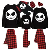Halloween Family Matching Noctilucent Skeleton The Nightmare Before Christmas Luminous Gray Pajamas Set