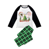 Christmas Matching Family Pajamas Cartoon Mouse Snow Christmas Tree Green Pajamas Set