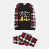 Christmas Matching Family Pajamas Christmas Begins with Christ Devout Christians Red Pajamas Set