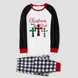 Christmas Matching Family Pajamas Christmas Begins with Christ Snowflake Gray Pajamas Set