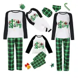 Christmas Matching Family Pajamas True Jesus Story Green Pajamas Set