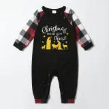 Christmas Matching Family Pajamas Christmas Begins with Christ Devout Christians Red Pajamas Set
