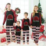Christmas Matching Family Pajamas Merry Christmas Christians Multicolor Reindeer Pants Pajamas Set