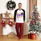 Halloween Family Matching Pajamas The Boo Crew Ghost Happy Halloween Black Red Plaids Pajamas Set