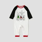 Christmas Matching Family Pajamas Snow Three Gnomies Christ Gray Pajamas Set