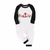 Christmas Matching Family Pajamas Believe Snowman Plaids Pants Pajamas Set