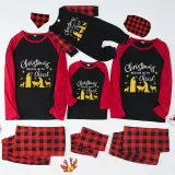 Christmas Matching Family Pajamas Christmas Begins with Christ Devout Christians Red Pajamas Set