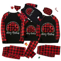 Christmas Matching Family Pajamas Merry Christmas Christians Black Short Pajamas Set