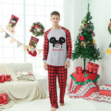 Christmas Matching Family Pajamas Cartoon Mouse 2023 Family Christmas Cruise Red Pajamas Set