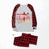 Christmas Matching Family Pajamas Devout Christians Merry Christmas Gray Pajamas Set