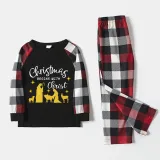 Christmas Matching Family Pajamas Christmas Begins with Christ Devout Christians Red Pajamas Set