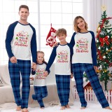 Christmas Matching Family Pajamas Cartoon Mouse Have Yourself a Merry Little Christmas Blue Pajamas Set