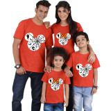Halloween Family Matching Tops Cartoon Faceless Spider Web Mouse Happy Halloween Family T-shirt