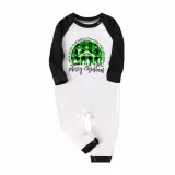 Christmas Matching Family Pajamas Merry Christmas Christians Green Pajamas Set