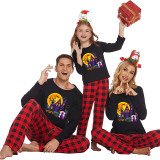 Halloween Family Matching Pajamas Witch Gnomie Terror Castle Happy Halloween Black Pajamas Set